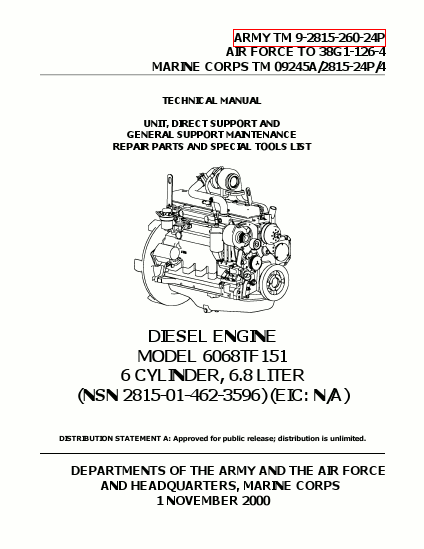 TM 9-2815-260-24P Technical Manual